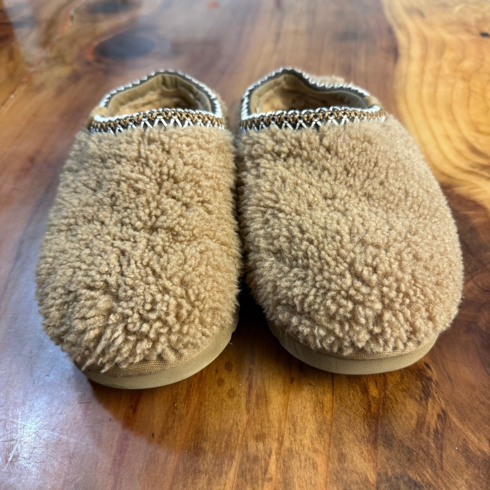 Ugg Fuzzy Tasman Curly  Maxi Slippers 7 Women's Slip on Clog Shoe Mule - Picture 6 of 8